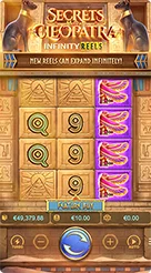 Secrets of Cleopatra · Mekanisme Infinity Reels dan Fitur Bonus Secrets of Cleopatra